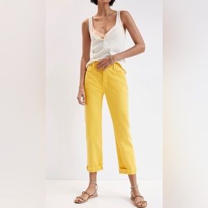 MOTHER The Scrapper Straight Jeans. Size 29. Color gold